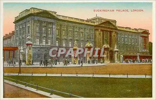 Cartes postales Suckingham Palace London residence of the sovereign Derives its name from the Duke of Buckingham