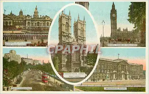 Cartes postales Westminster Abbey West Front