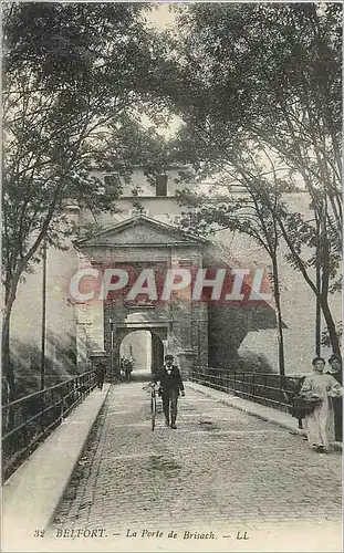 Ansichtskarte AK Belfort La Porte de Brisach Velo Cycle