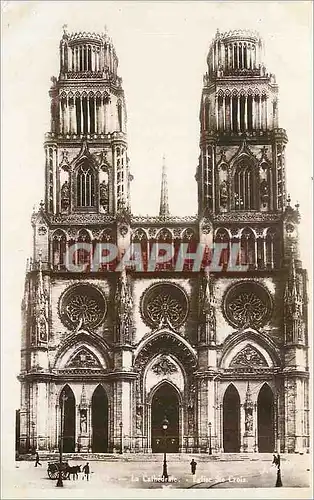 Cartes postales La Cathedrale Eglise St Croix Orleans