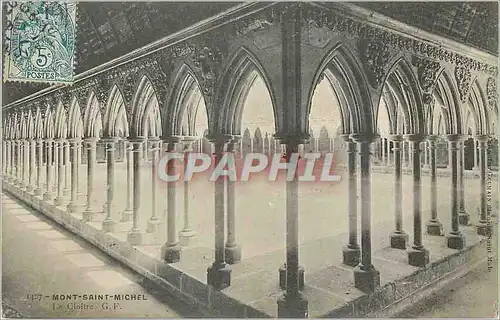 Cartes postales Mont Saint Michel Le Cloitre