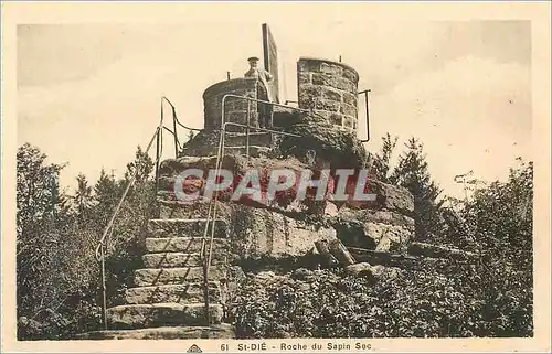 Cartes postales St Die Roche du Sapin Sec