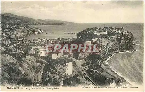 Cartes postales Monaco Vue generale de la Principaute