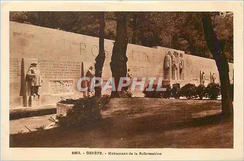 Ansichtskarte AK Geneve Monument de la Reformation