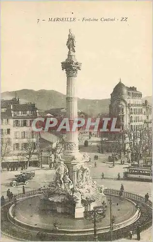 Cartes postales Marseille Fontaine Canfini