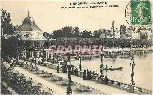 Ansichtskarte AK Enghien Les Bains Panorama pris de la Terrasse du Casino