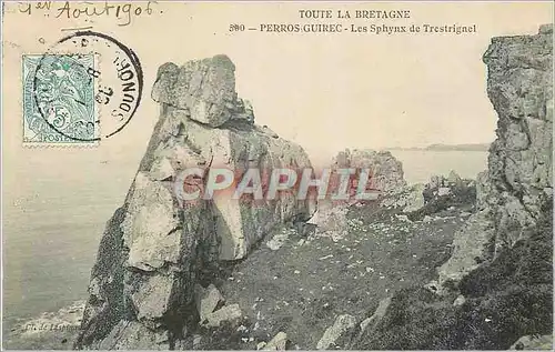 Cartes postales Toute la Bretagne Perros Guirec Les Sphynx de Trestrignel