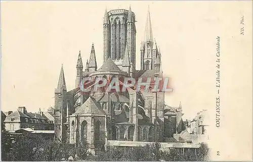 Ansichtskarte AK Coutances L'Abside de la Cathedrale