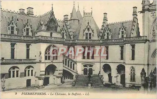 Cartes postales Pierrefonds Le Chateau Le Beffroi