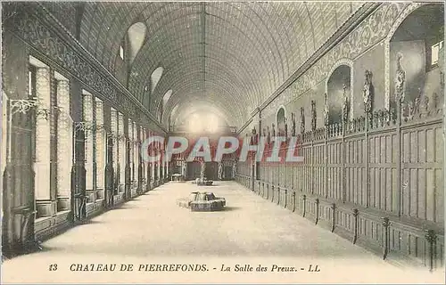 Cartes postales Chateau de Pierrefonds La Salle des Preux