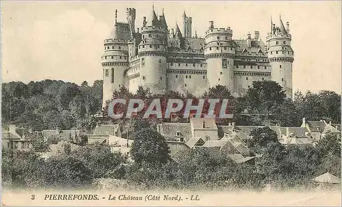 Ansichtskarte AK Pierrefonds Le Chateau (Cote Nord)