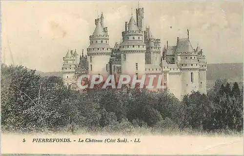 Cartes postales Pierrefonds Le Chateau (Cote Sud)