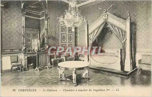 Ansichtskarte AK Compiegne Le Chateau Chambre a cocher de Napoleon 1er