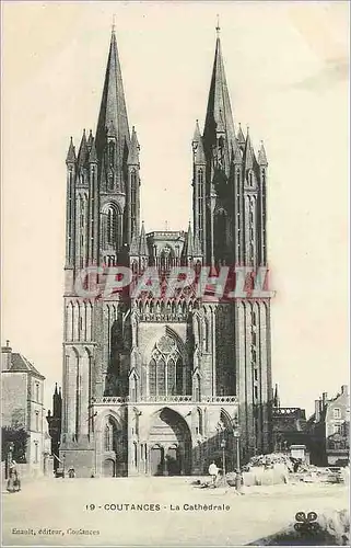 Cartes postales Coutances La Cathedrale