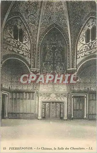 Cartes postales Pierrefonds Le Chateau La Salle des Chevaliers