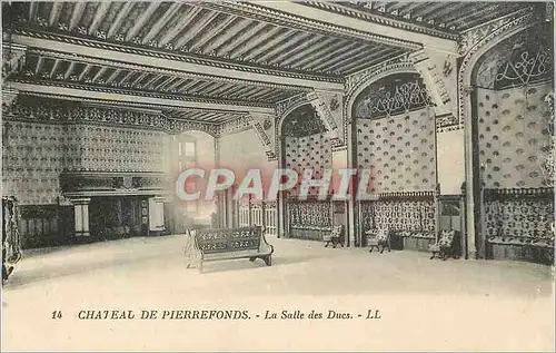 Cartes postales Chateau de Pierrefonds La Salle des Ducs