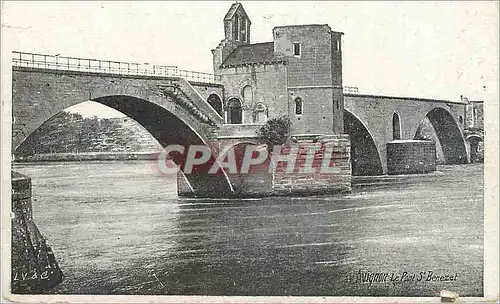 Ansichtskarte AK Avignon Le Pont St Benezel