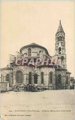 Cartes postales St Leonard (Hte Vienne) L'Eglise (Monument historique)