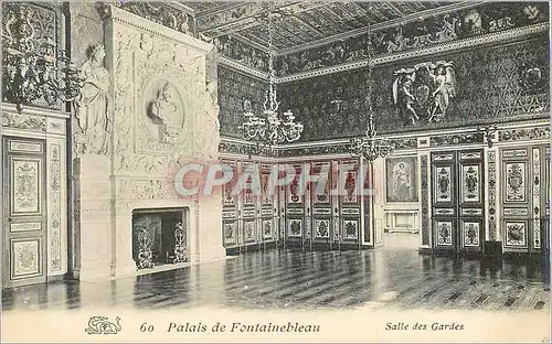 Ansichtskarte AK Palais de Fontainebleau Salle des Gardes