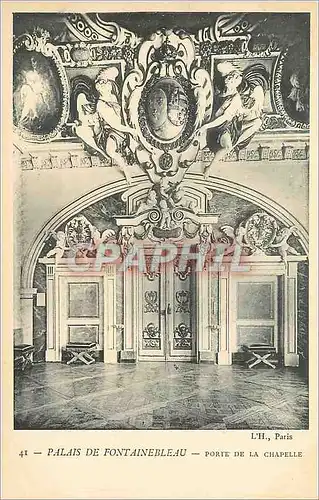 Cartes postales Palais de Fontainebleau Porte de la Chapelle