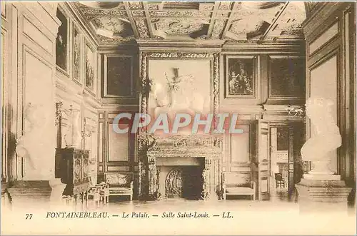 Ansichtskarte AK Palais de Fontainebleau Salle Saint Louis