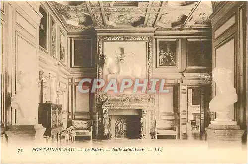 Cartes postales Palais de Fontainebleau Salle Saint Louis
