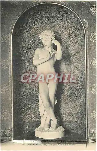 Cartes postales Palais de Fontainebleau Statue Le joueur de Triangle par Raubaud Jeune