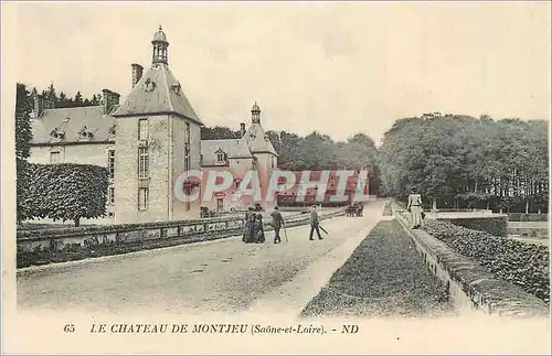 Ansichtskarte AK Chateau de Montjeu (Saone et Loire)