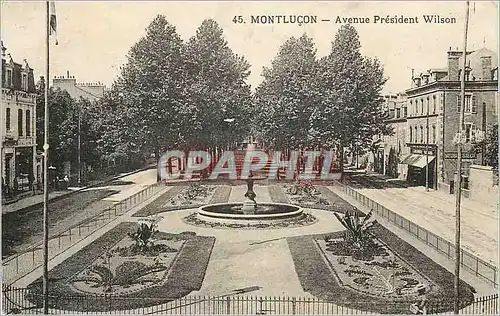 Cartes postales MontLucon Avenue President Wilson