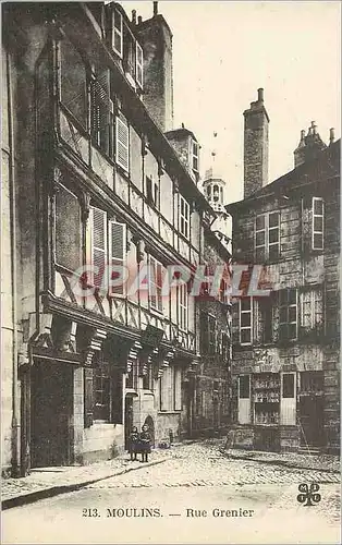 Cartes postales Moulins Rue Grenier