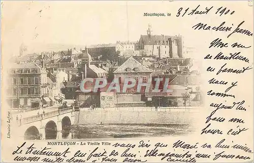 Cartes postales Montlucon La Vieille Ville (carte 1900)