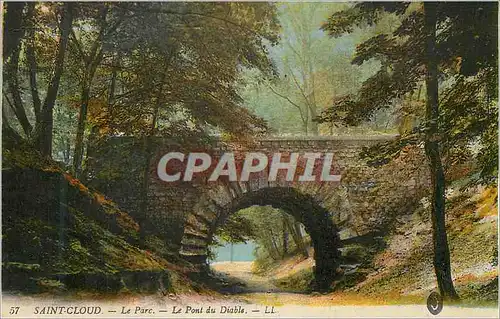 Cartes postales Saint Cloud Le Parc Le Pont du Diable