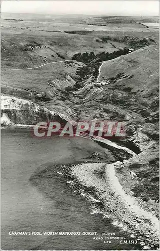 Moderne Karte Chapman's Pool Worth Matrevers Dorset