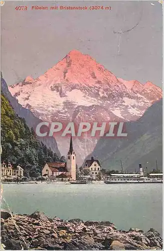 Cartes postales Fluelen mit Bristenstock