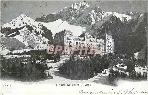 Cartes postales Hotel de Caux (Hiver)
