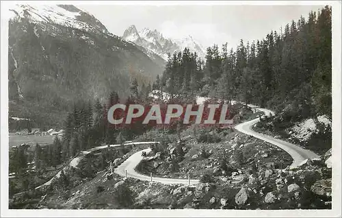 Cartes postales moderne Route du Col Des Montets