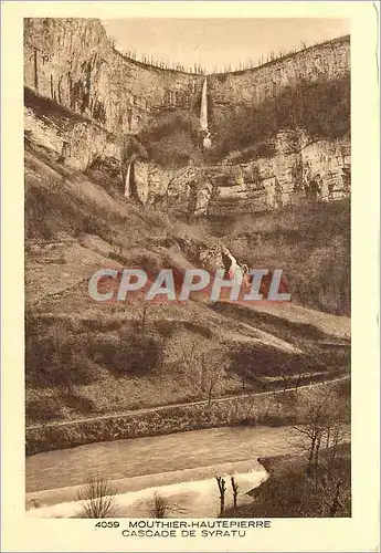 Cartes postales Mouthier HautePierre Cascade de Syratu