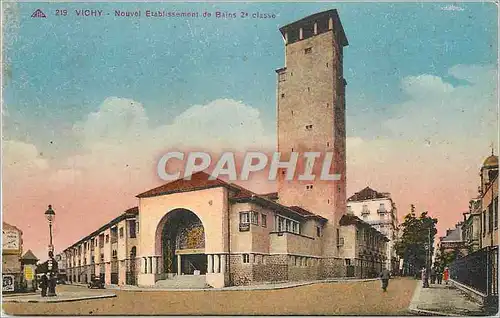 Cartes postales Vichy Nouvel Etablissement de Bains 2e Classe