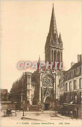 Cartes postales Caen L'Eglise Saint Pierre