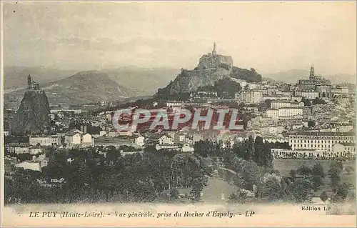 Cartes postales Le Puy (Haute Loire) Vue generale prise du Rocher d'Espaly