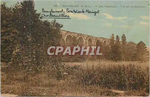 Ansichtskarte AK Maintenon (E et L) Les Aqueducs vue en perspective