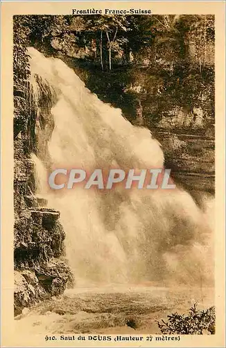 Cartes postales Saut du Doubs (Hauteur 27 metres)