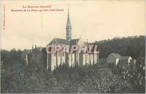 Cartes postales Le Morvan Illustre Monastere de la Pierre qui Vire (Cote Ouest)