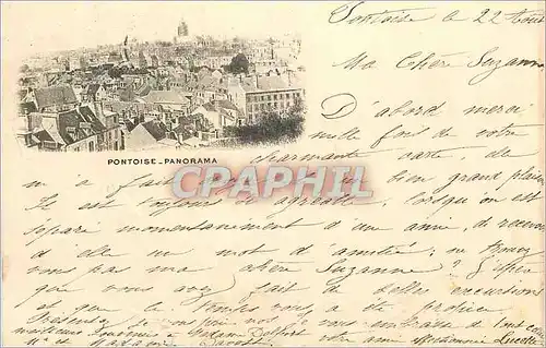 Cartes postales Pontoise Panorama (carte 1900)