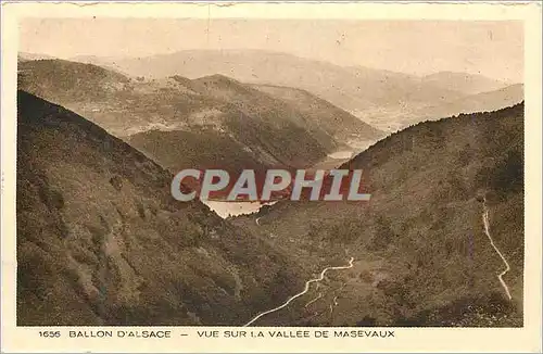 Ansichtskarte AK Ballon d'Alsace vue sur la vallee de Masevaux