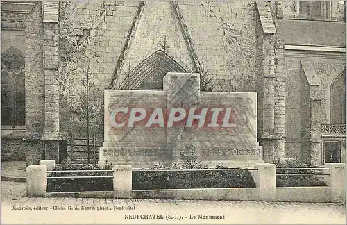Cartes postales Neufchatel (S I) Le Monument