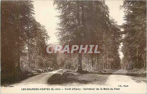 Cartes postales Les Grandes Ventes (S Inf) Foret d'Eawy Carrefour de la Mare du Four