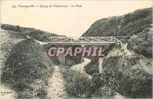 Cartes postales Varengeville Gorge de Vasterival Le Pont