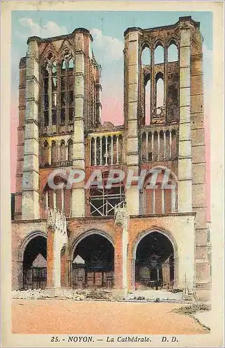 Cartes postales Noyon La Cathedrale