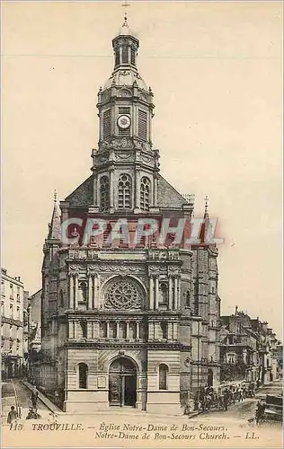 Cartes postales Trouville Eglise Notre Dame de Bon Secours